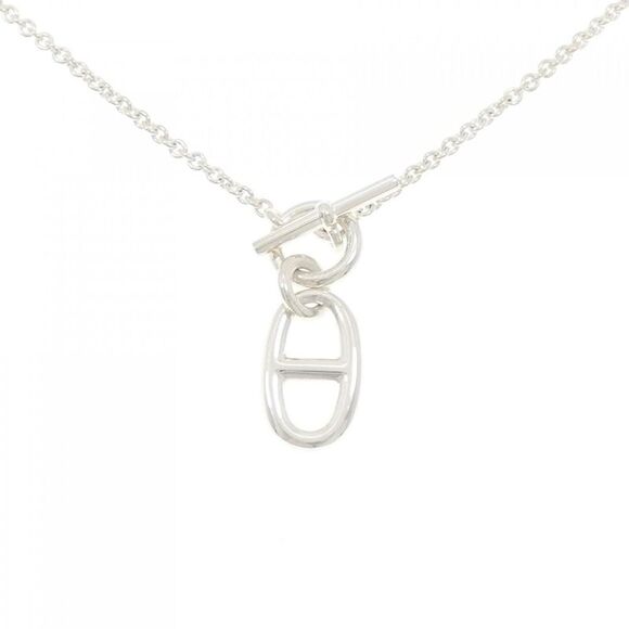 Hermes Chaine d'Ancre 925 Silver Necklace 41cm